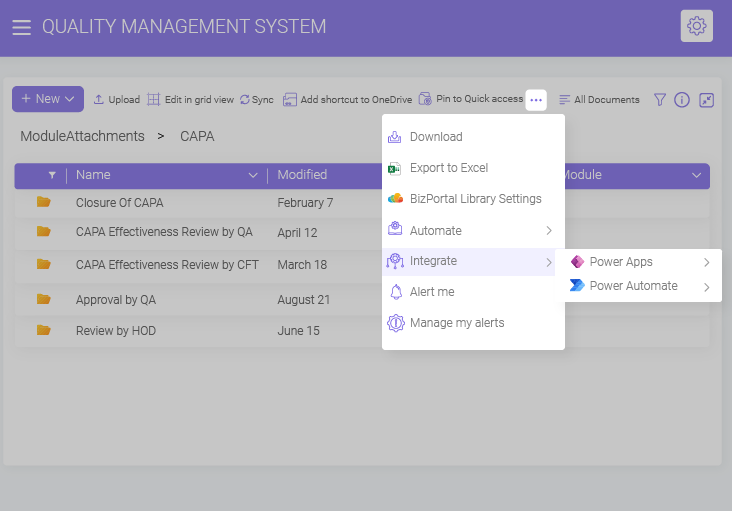 Documentation and record management