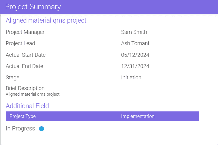 Get a comprehensive project summary in just a click